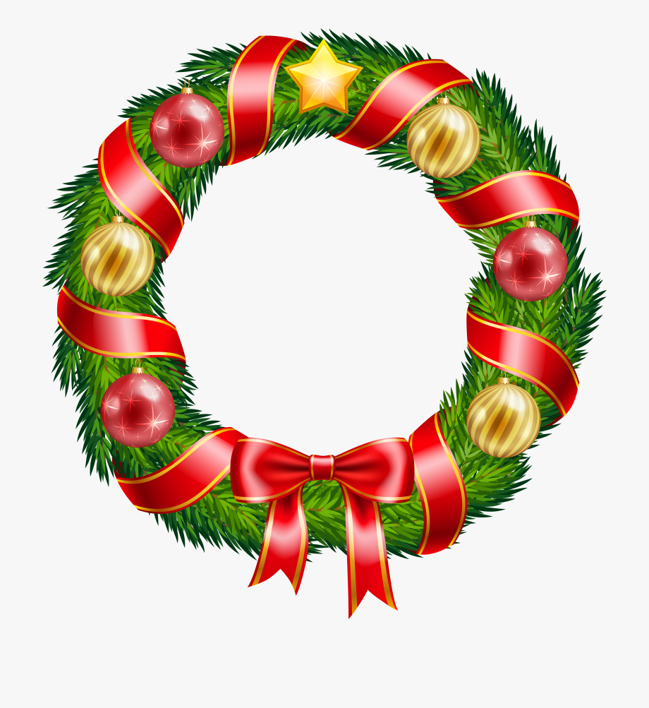 Christmas Wreath Clipart.