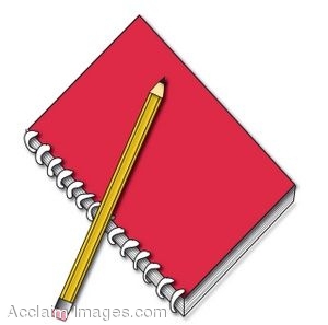 Writing Notebook Clipart#2000091.