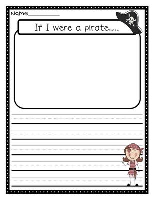 Pirate Writing Prompt.