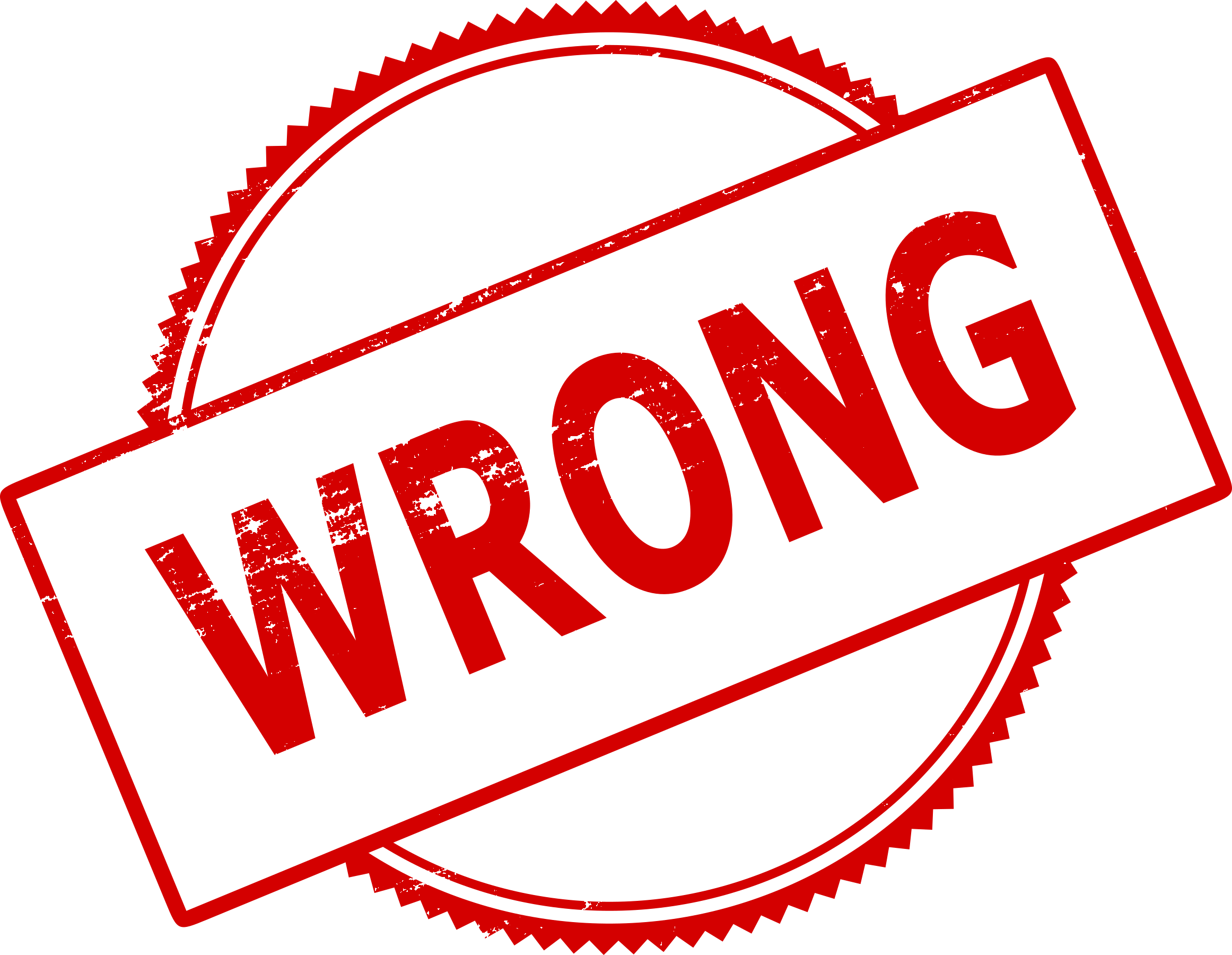 4 Wrong Stamp (PNG Transparent).