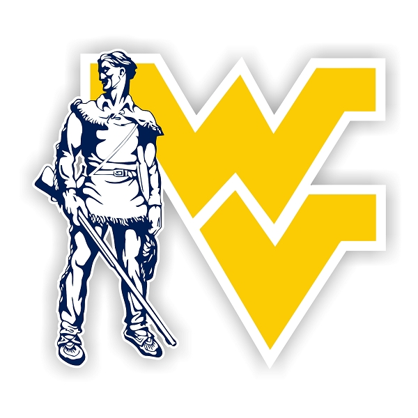 West Virginia Mountaineers (E) Vinyl Die.