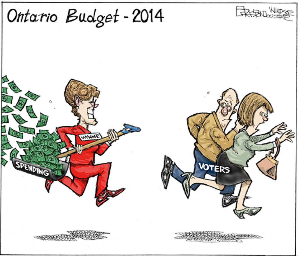 Kathleen Wynne Cartoon.