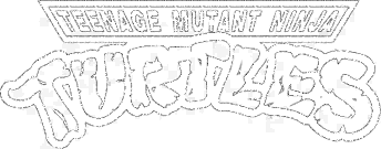 Teenage Mutant Ninja Turtles PNG Black And White Transparent.