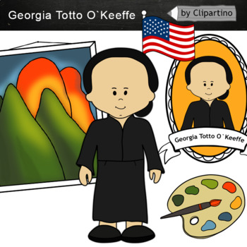 Georgia Totto O`Keeffe clipart.