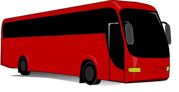 Free Tour Bus Clipart Image.