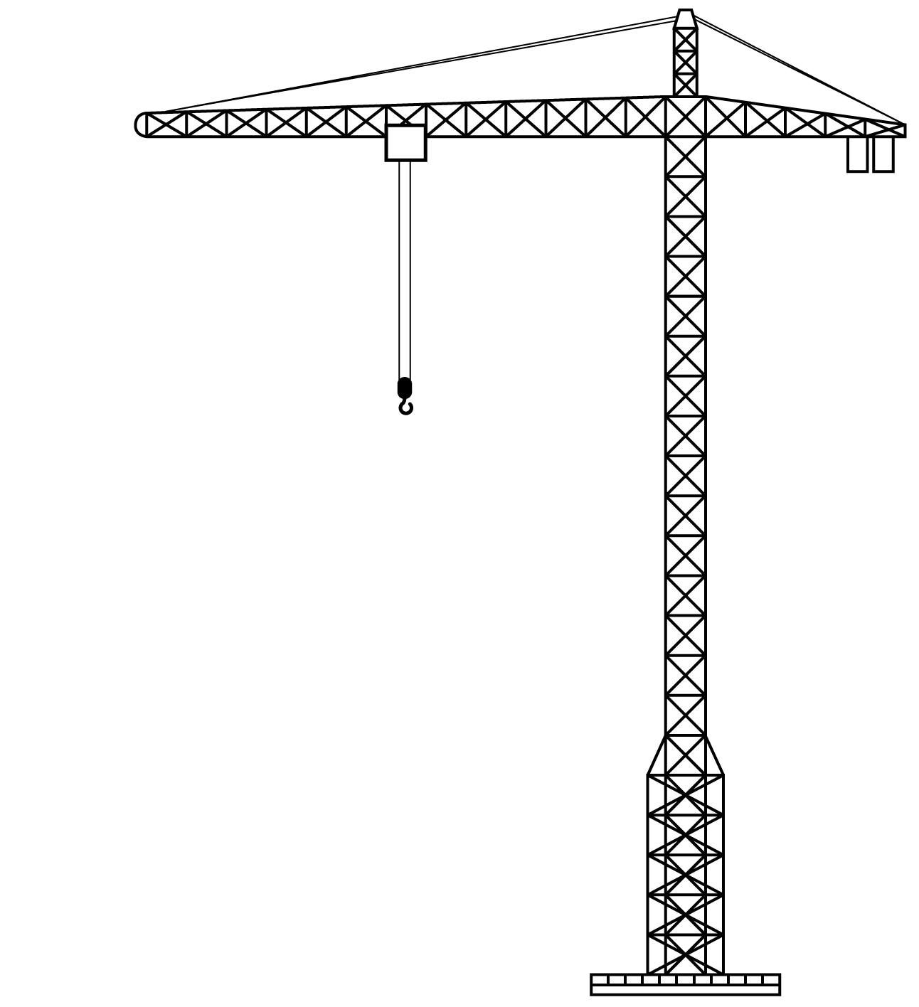 Crane Clipart transparent PNG.