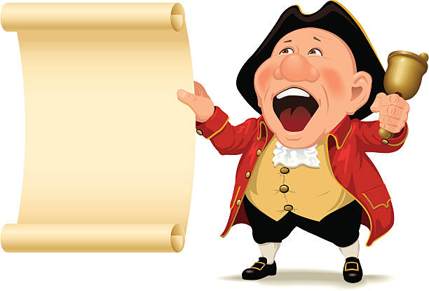 Town Crier and scroll » Clipart Station.