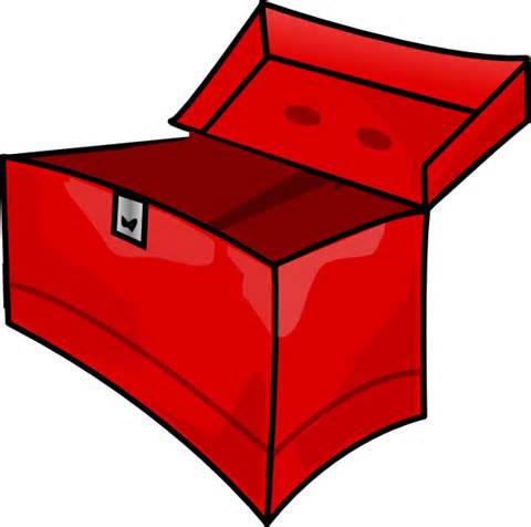 Empty Toy Box Clipart.