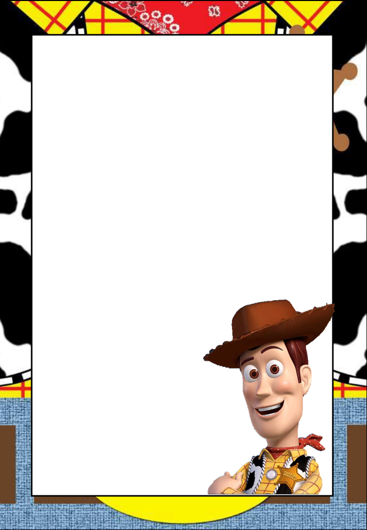 Toy Story: Free Printable Frames, Invitations or Cards..