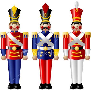 Christmas Toy Soldier Clip Art.