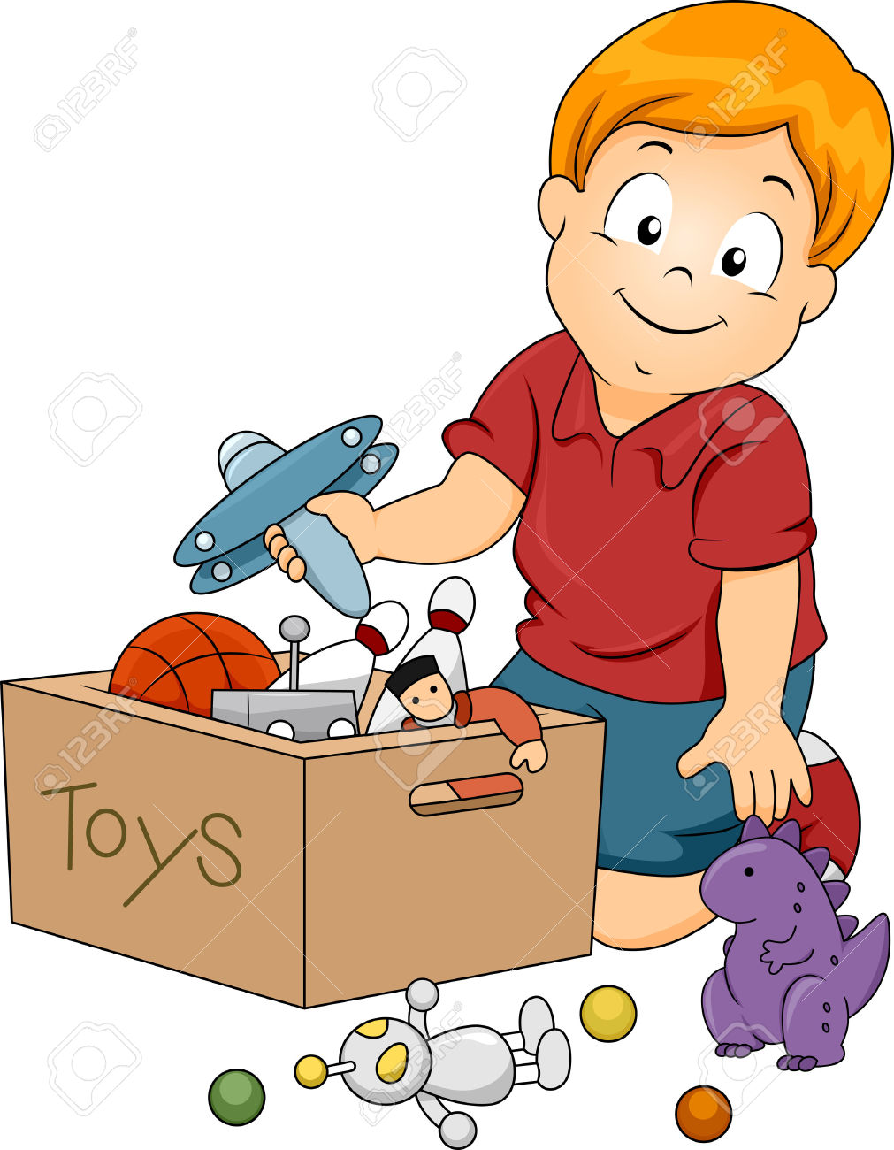 Tidy toys clipart.