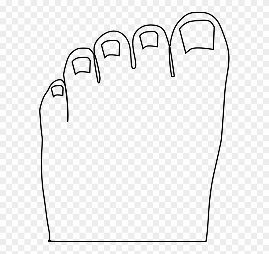 Toe Foot Human Body Computer Icons.