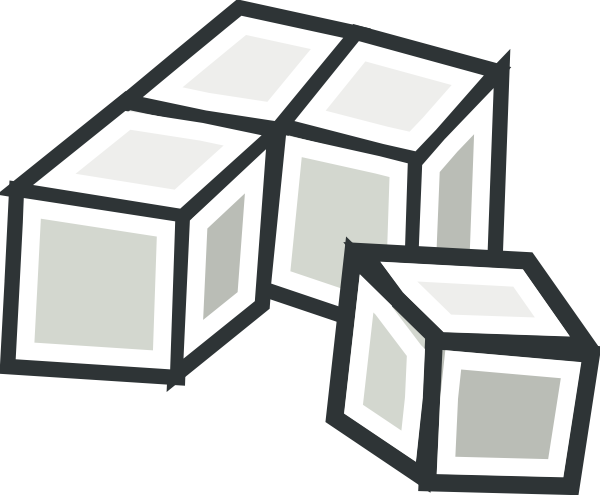 Tofu Cubes clip art Free Vector / 4Vector.