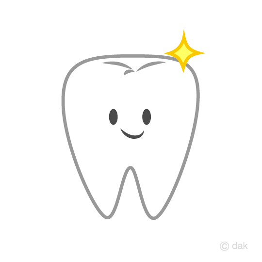 Cute Tooth Clipart.