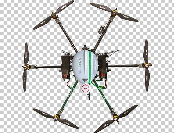 Unmanned Aerial Vehicle Helicopter Rotor Topography.