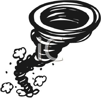 Tornado Clipart Black And White.