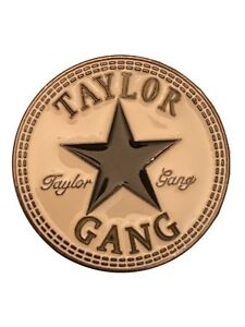 Details about Wiz Khalifa TAYLOR GANG Logo Metal Enamel BELT BUCKLE.