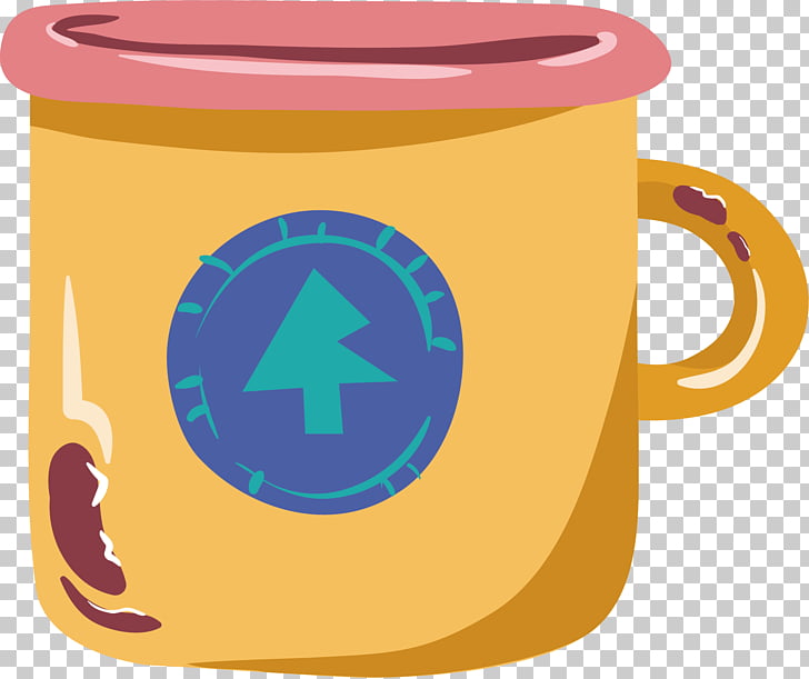 Taza de café taza de té, taza de té amarillo PNG Clipart.