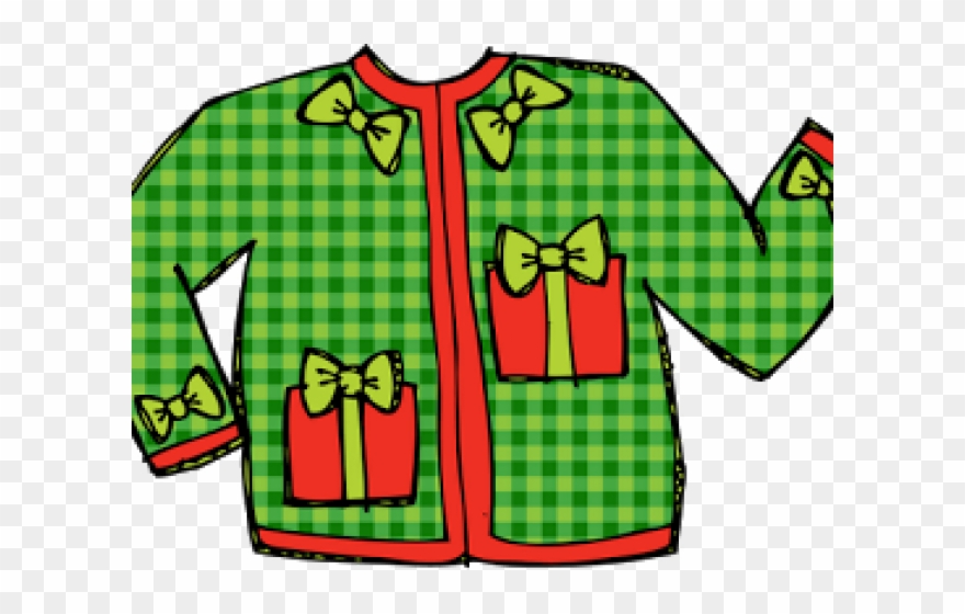 Transparent Ugly Sweater Clipart.