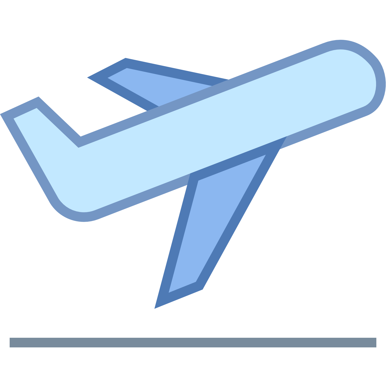 Airplane Take Off Icon.