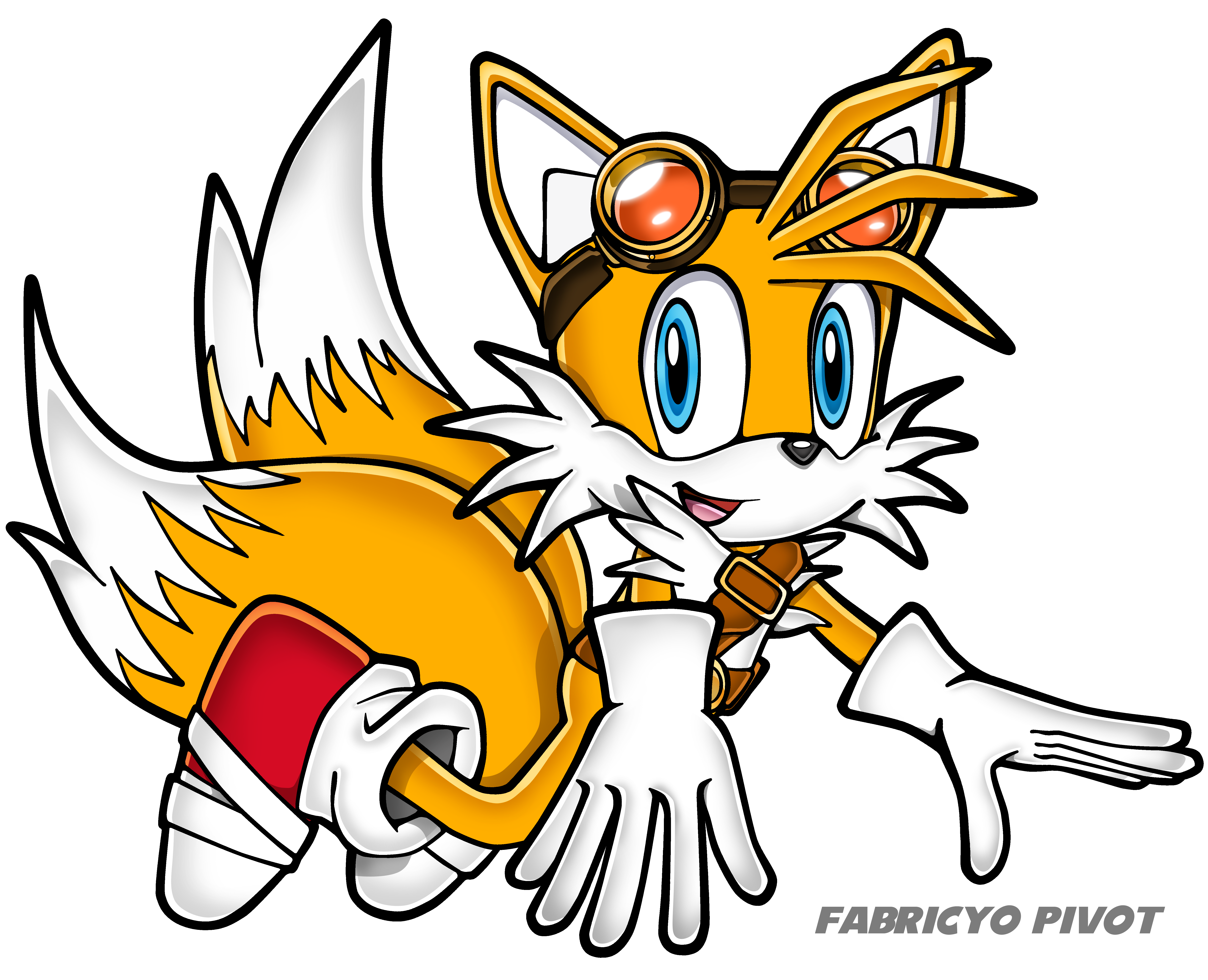 Tails Boom Sonic Adventure Style By FabricyoPivot. by.