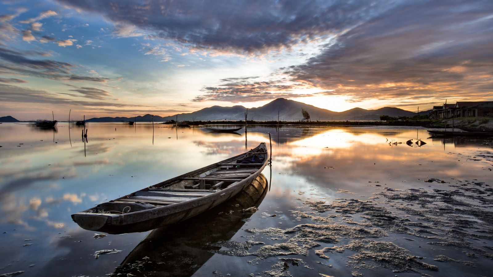 Yellow Tam Giang Lagoon.