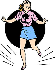 Tap Dancing Clipart.