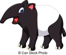 Tapir cartoon Vector Clip Art Illustrations. 82 Tapir cartoon.