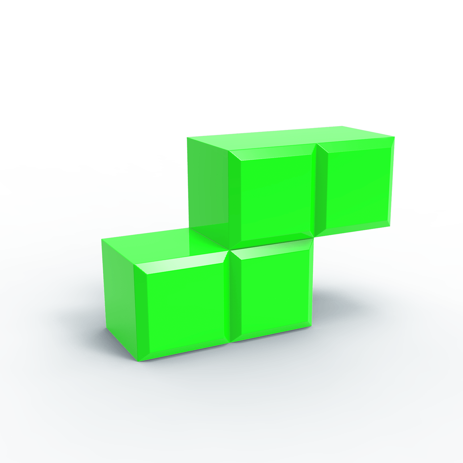 Tetris Blocks 3d transparent PNG.