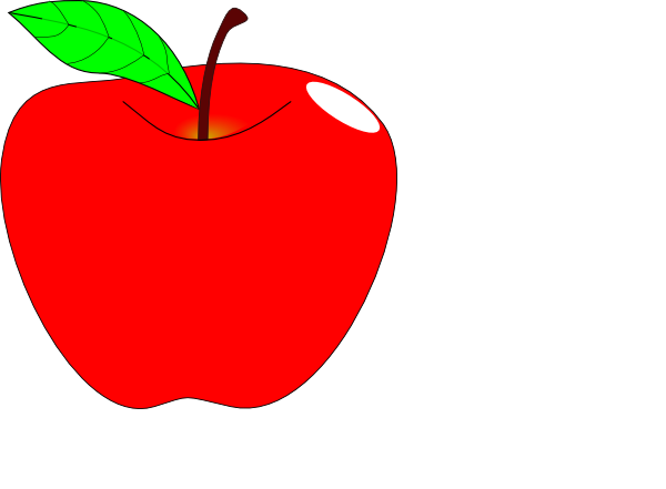 Teacher Apple Clipart.