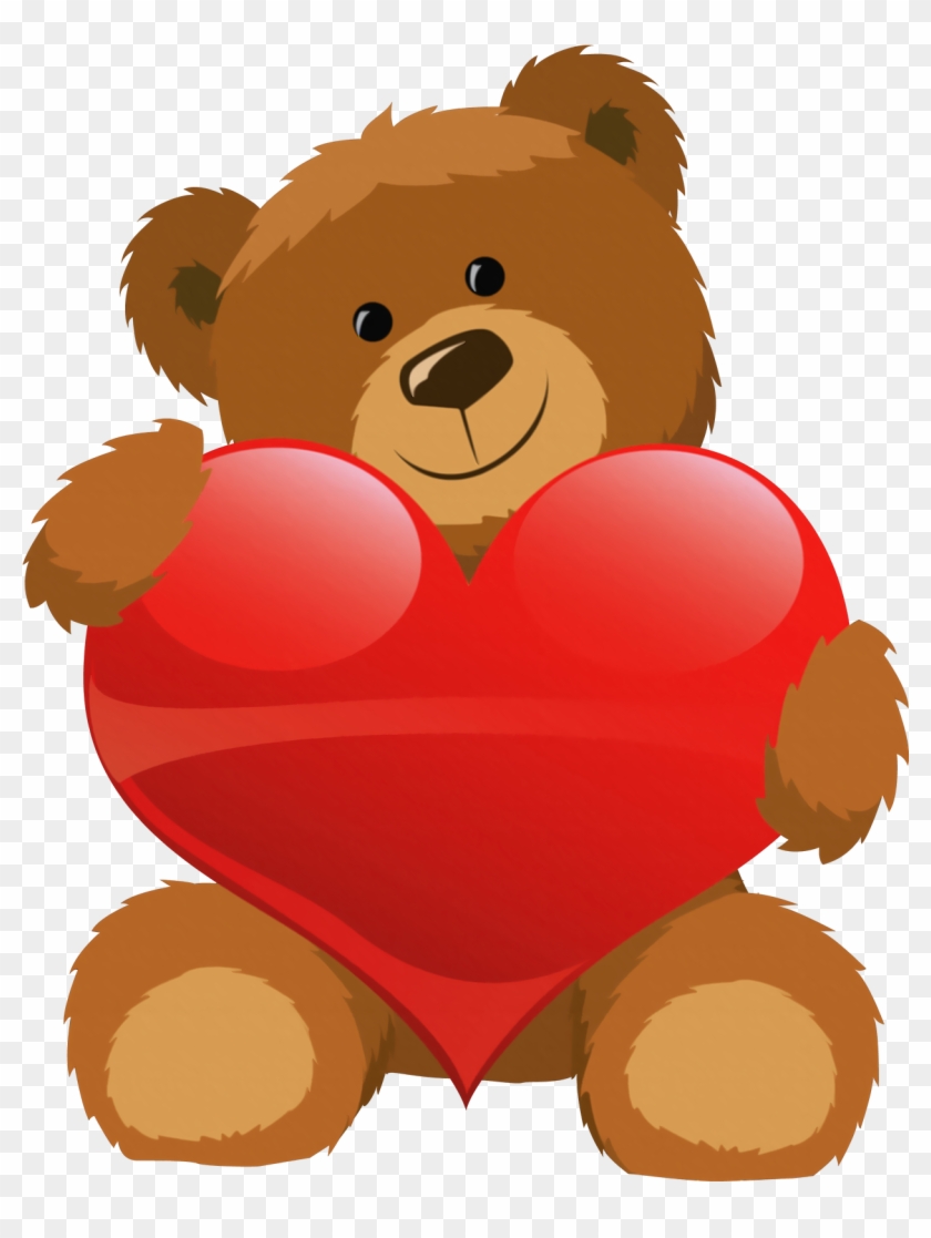 Cute Grizzly Bear Clipart Cute Bear With Heart Png.