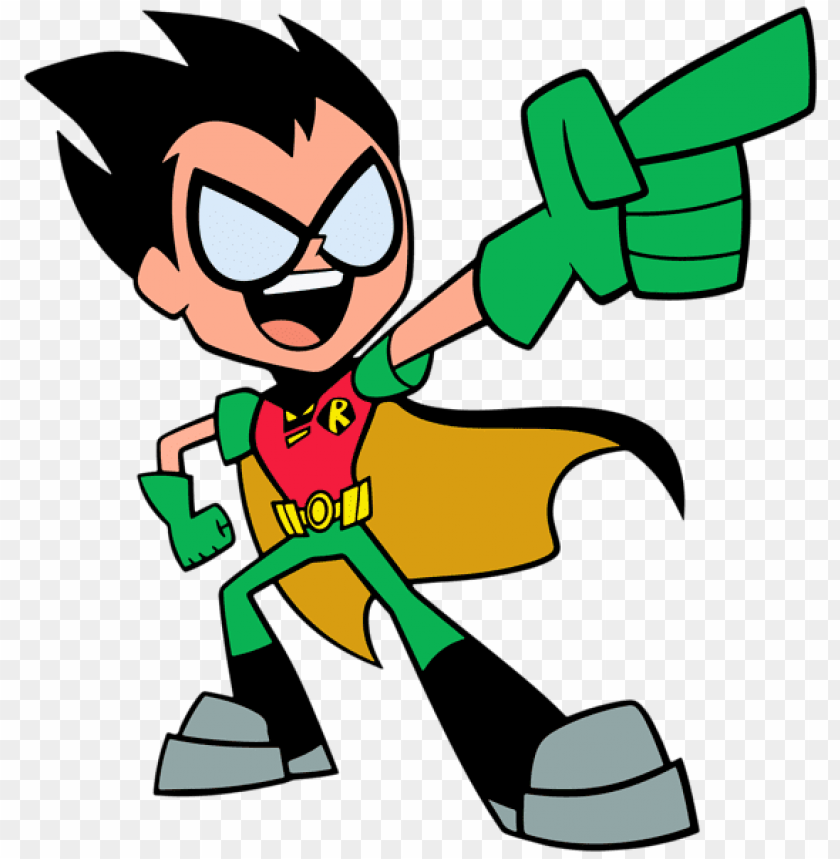 Download teen titans go robin clipart png photo.