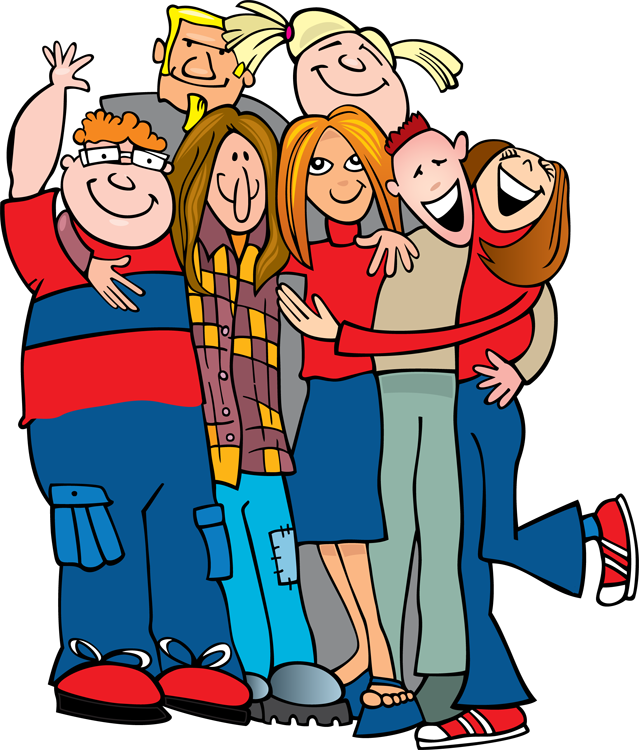 Teen Friends Clipart.