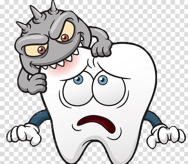 Toothdecay , Tooth decay Dentistry Human tooth Cartoon.