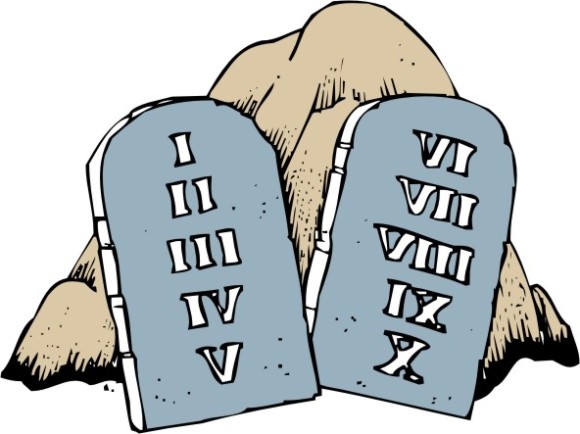 Ten Commandments Clipart.