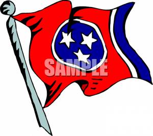 State Flag of Tennessee.