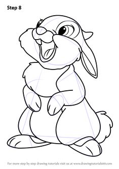 9 Best Thumper Drawing Steps images.