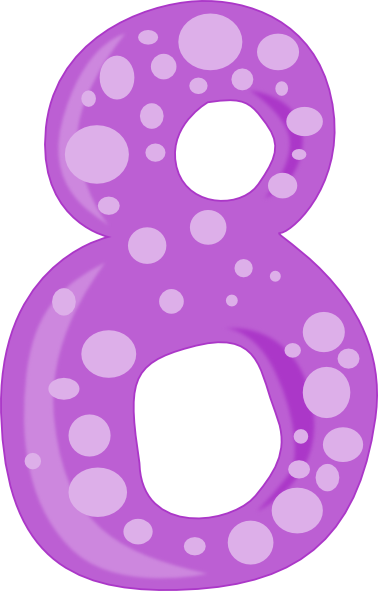 Number 8 Clip Art at Clker.com.