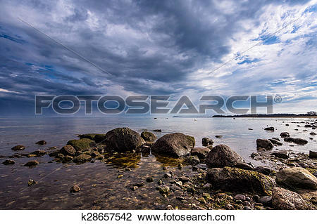 Stock Photo of Foundlings on shore of the Baltic Sea k28657542.