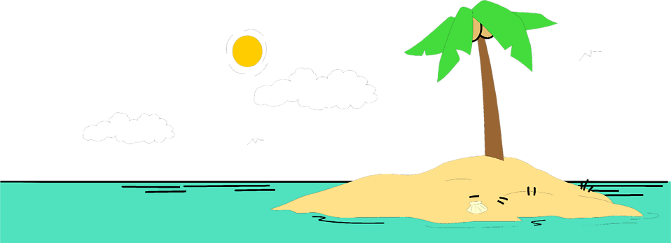 Clipart desert island.