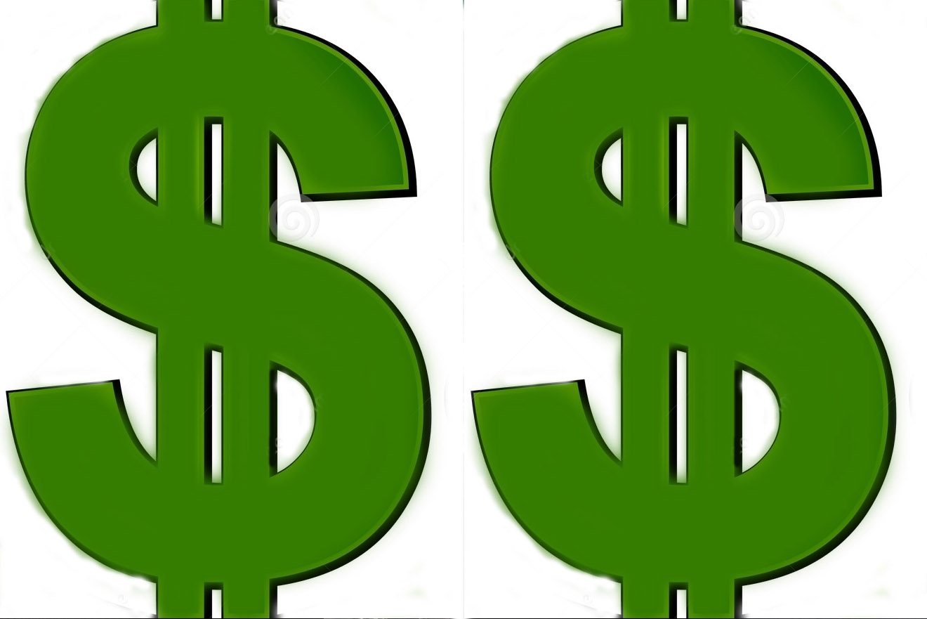 Dollar sign clipart.