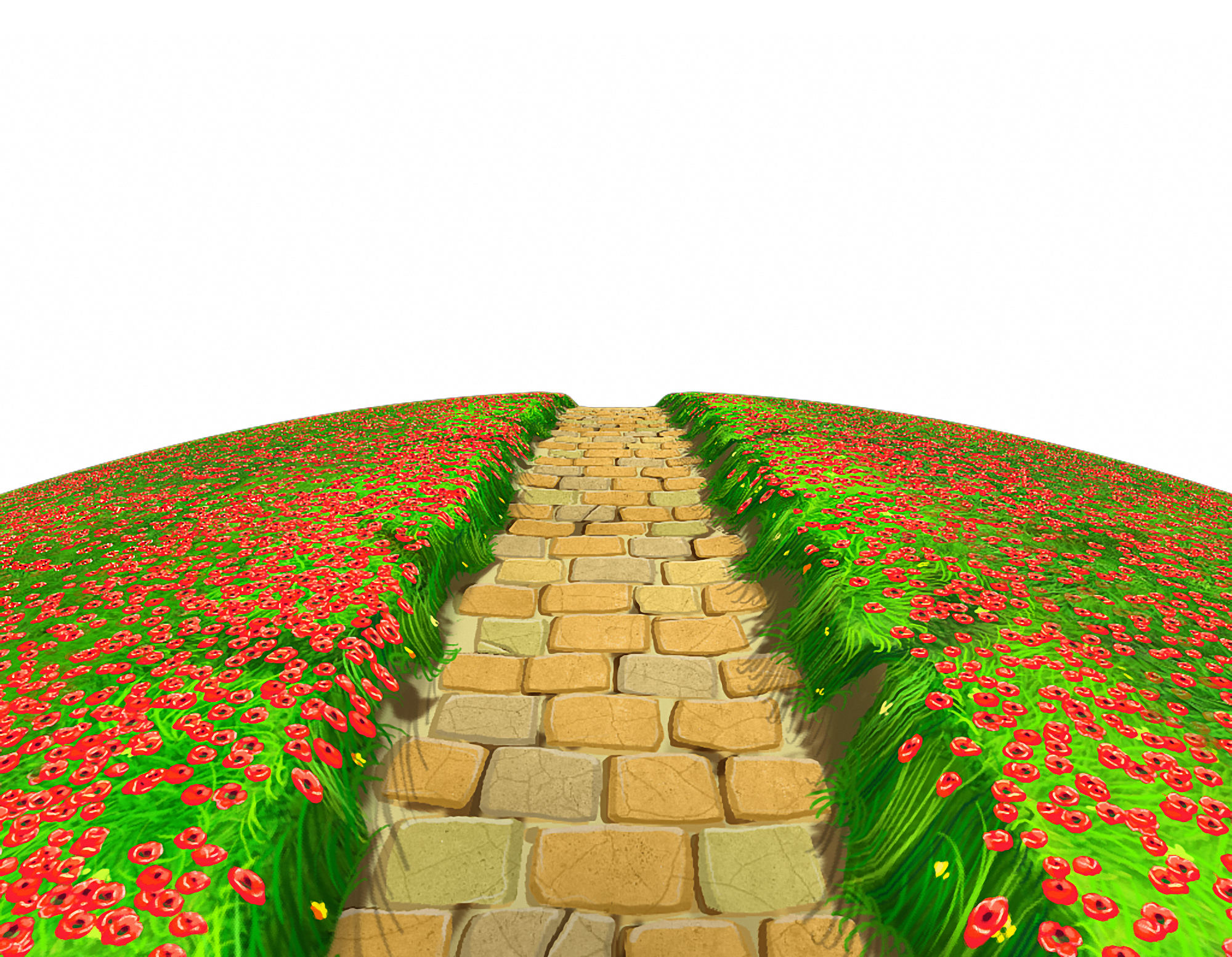 Stone Pathway Clipart.