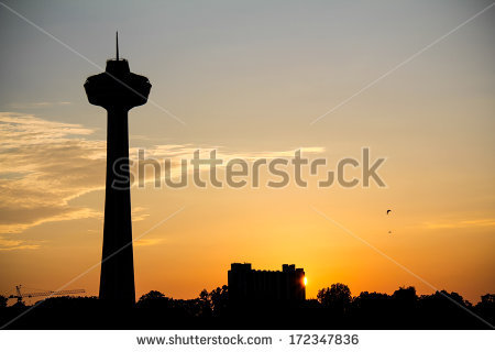 Skylon Tower Stock Images, Royalty.