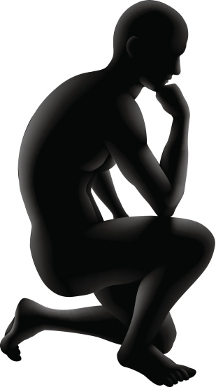 The Thinker Clipart.