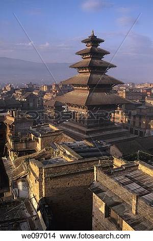 Stock Photo of Roofs of the five.