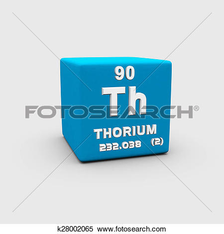 Stock Illustration of Atomic Number Thorium k28002065.