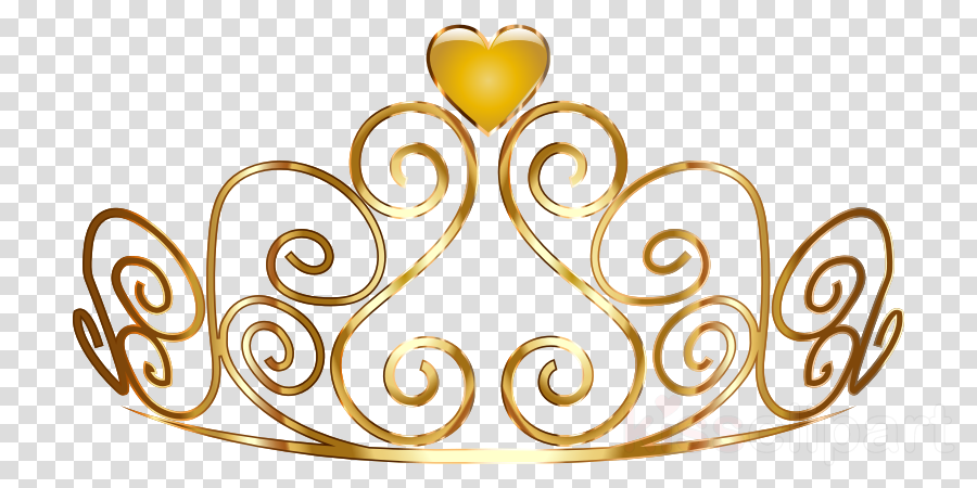 Gold Princess Crown clipart.