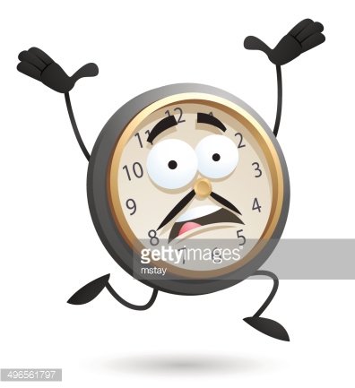 Clock Running Out of Time premium clipart.