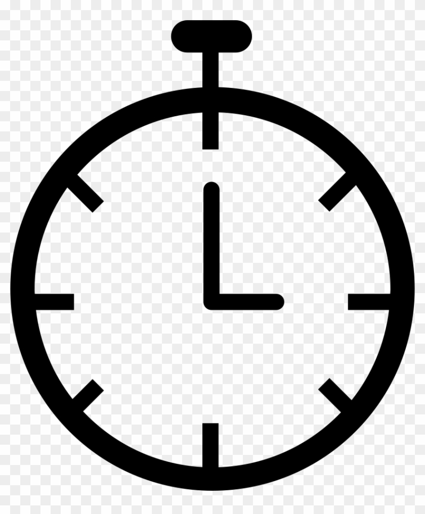 Chronometer Clock Png Icon.