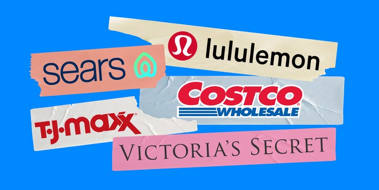 Sears, TJ Maxx, Lululemon: biggest retail winners and losers.